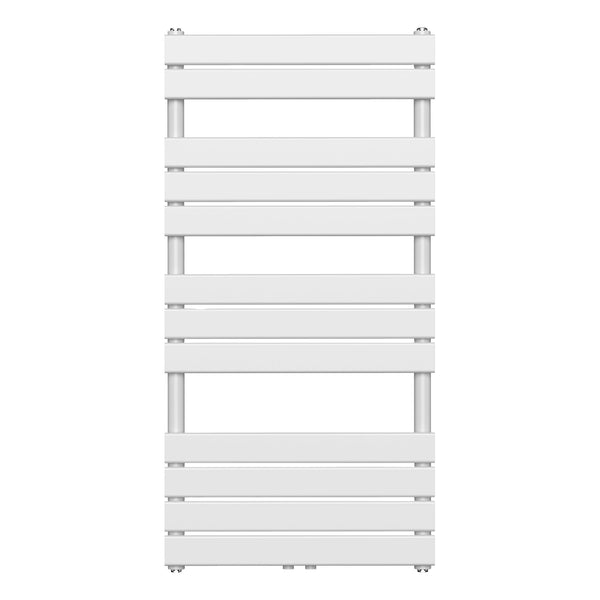 HANDDOEK RADIATOR MIDDEN AANSLUITING WIT 1200X600-681W