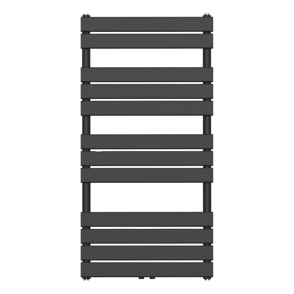 HANDDOEK RADIATOR MIDDEN AANSLUITING ZWART 1200X600-681W