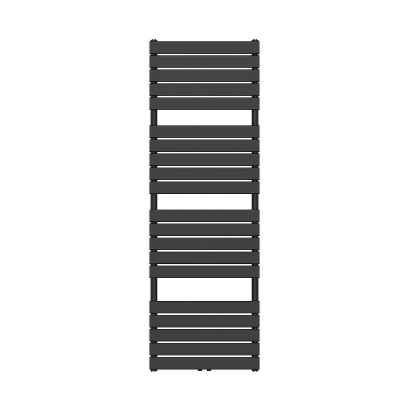 Hinata Solva Handdoek Radiator Midden Aansluiting Zwart 1800x600-1081w