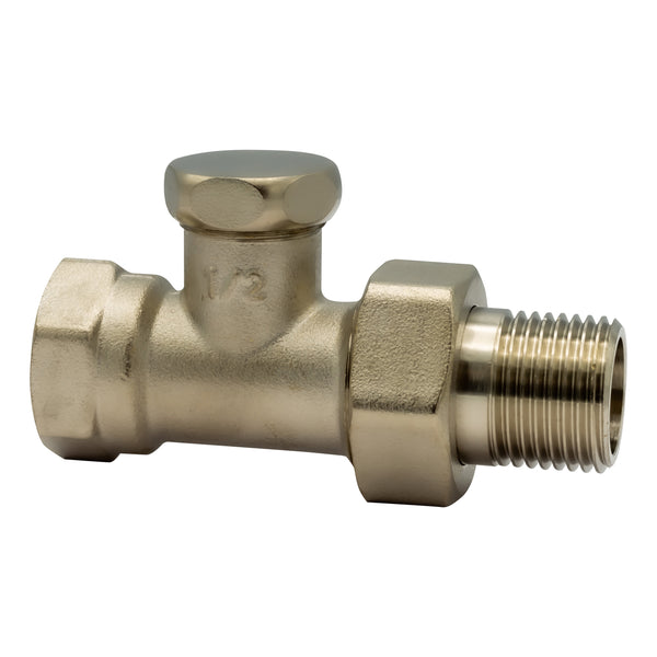 Belrad Radiatorkraan - Recht - 1/2"mf