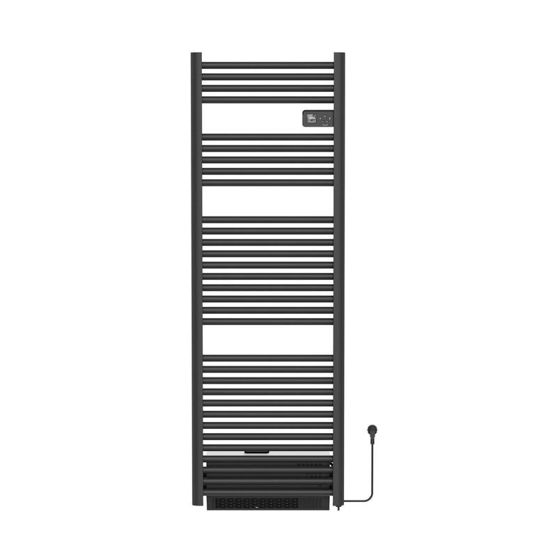 Hinata Gloda Elektrische Handdoekdroger Met Blower - Met Digitale Programeerbare Thermostaat - Smart Wifi - 1850w - 1640x540x133 Mm