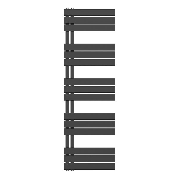 HANDDOEKRADIATOR LINKS AANSLUITING/COMB- ZWART 1600X500-755W