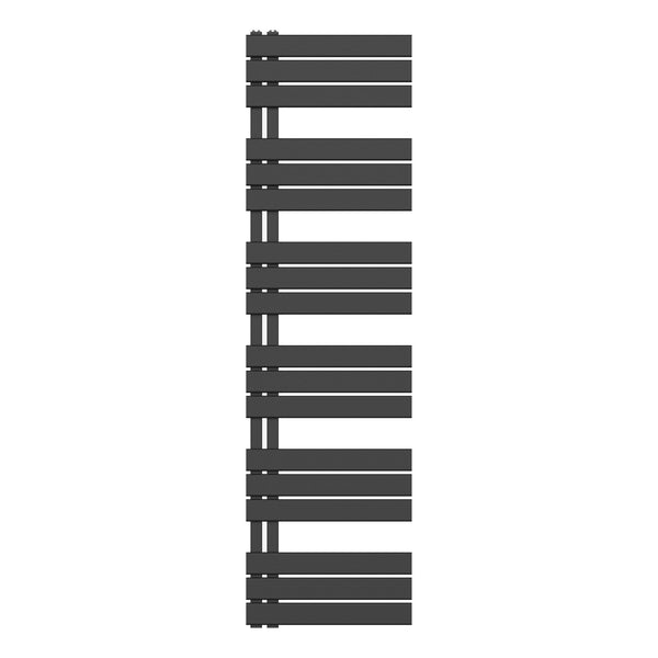 HANDDOEKRADIATOR LINKS AANSLUITING/COMB- ZWART 1800X500-890W