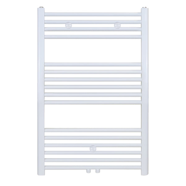 BELRAD HANDDOEKDROGER - LINKS-RECHTS/MIDDENAANSLUITING - 436 WATT - 1000X500CM - GLANZEND WIT