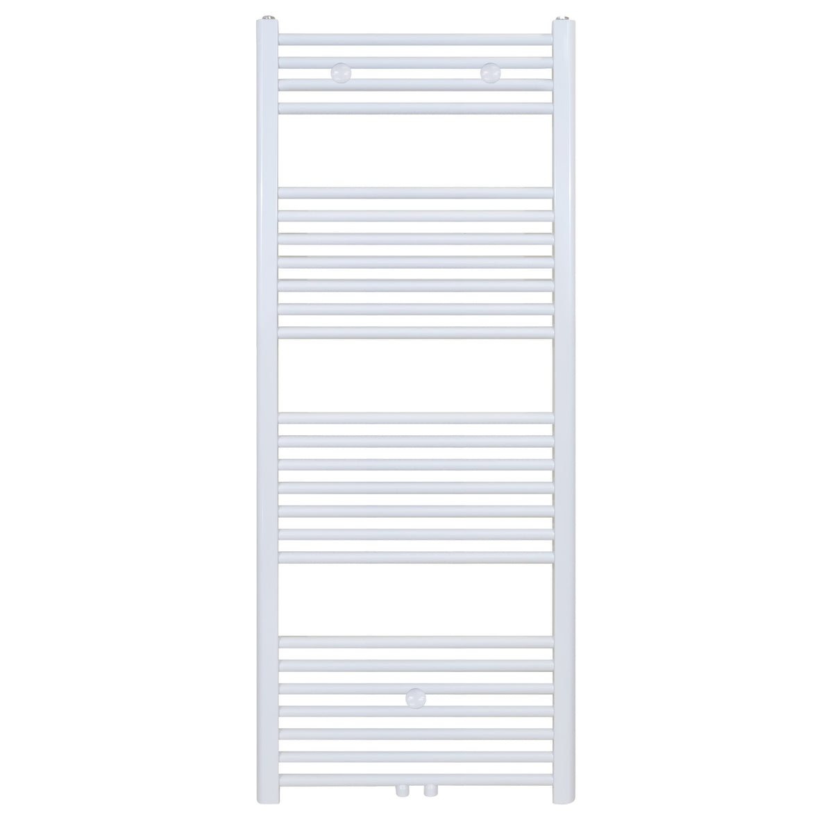 Belrad Handdoekdroger - Links-rechts/middenaansluiting - 556 Watt - 1400x400cm - Glanzend Wit
