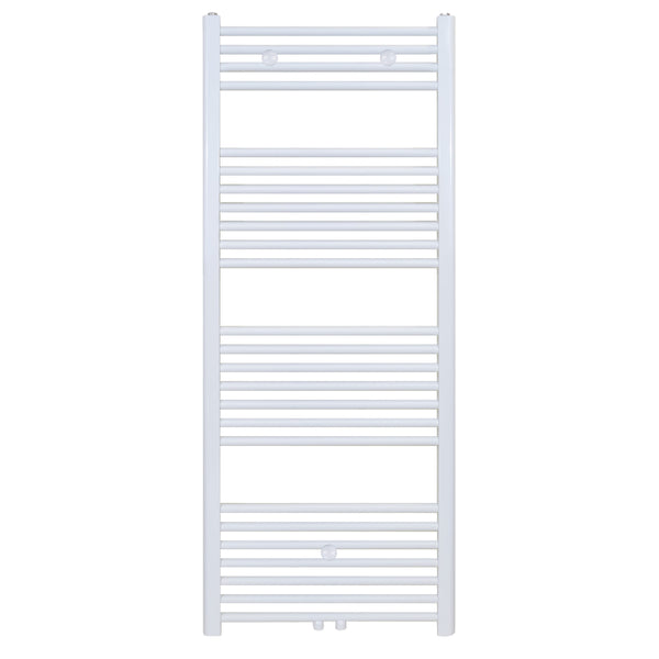 Belrad Handdoekdroger - Links-rechts/middenaansluiting - 556 Watt - 1400x400cm - Glanzend Wit