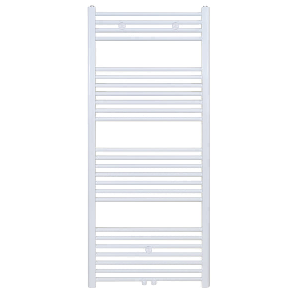 Belrad Handdoekdroger - Links-rechts/middenaansluiting - 655 Watt - 1400x500cm - Glanzend Wit