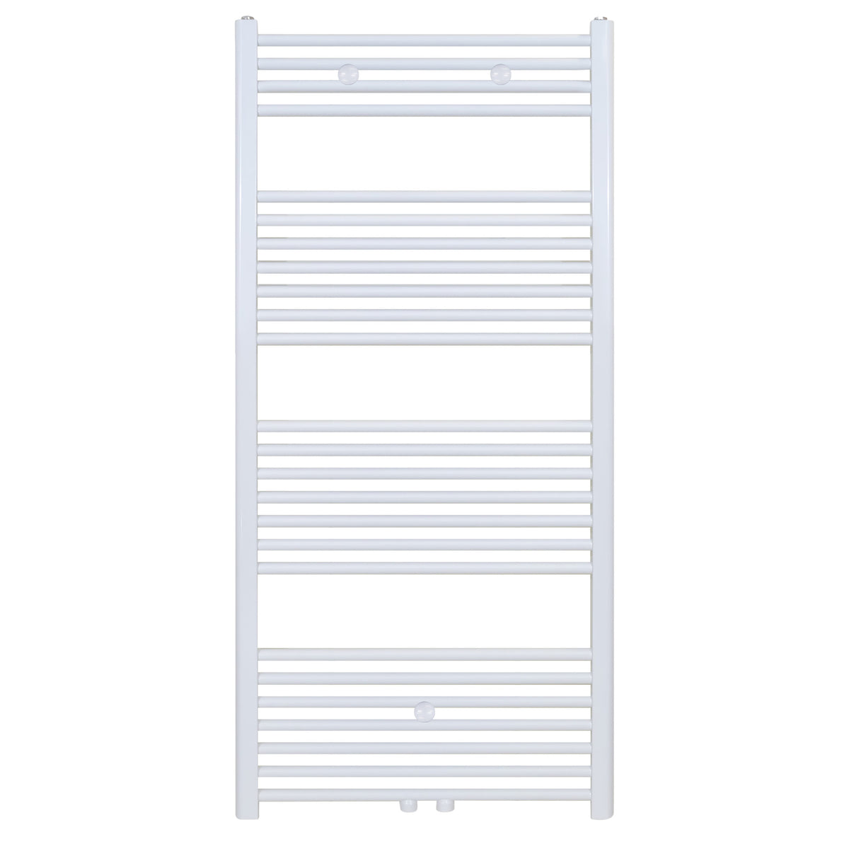 Belrad Handdoekdroger - Links-rechts/middenaansluiting - 754 Watt - 1400x600cm - Glanzend Wit