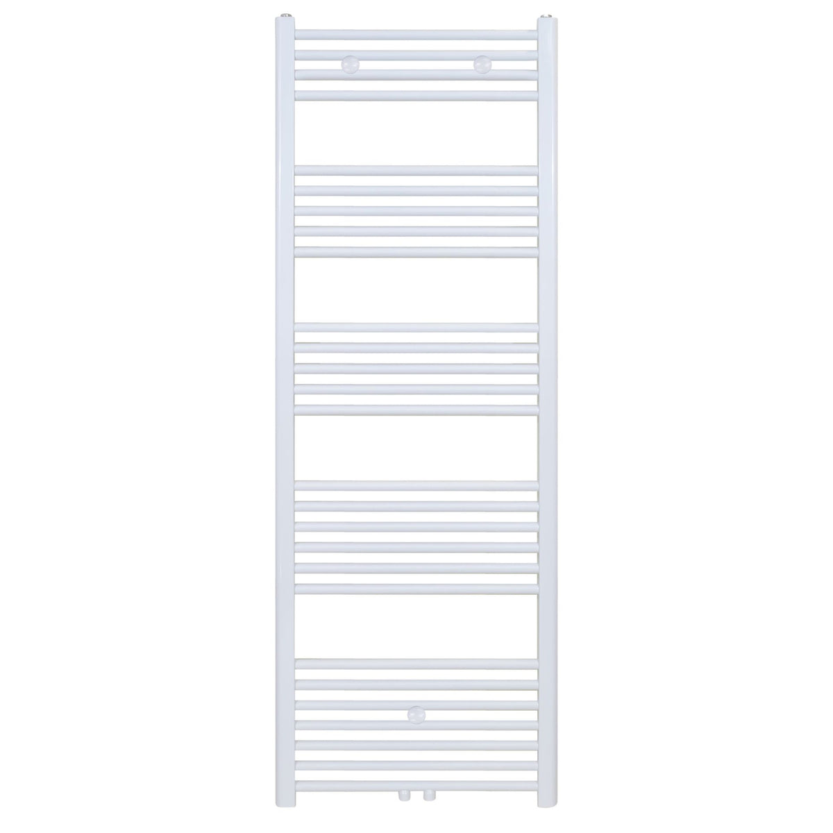 BELRAD HANDDOEKDROGER - LINKS-RECHTS/MIDDENAANSLUITING - 614 WATT - 1600X400CM - GLANZEND WIT