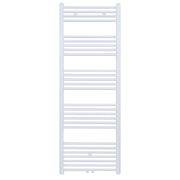 BELRAD HANDDOEKDROGER - LINKS-RECHTS/MIDDENAANSLUITING - 614 WATT - 1600X400CM - GLANZEND WIT