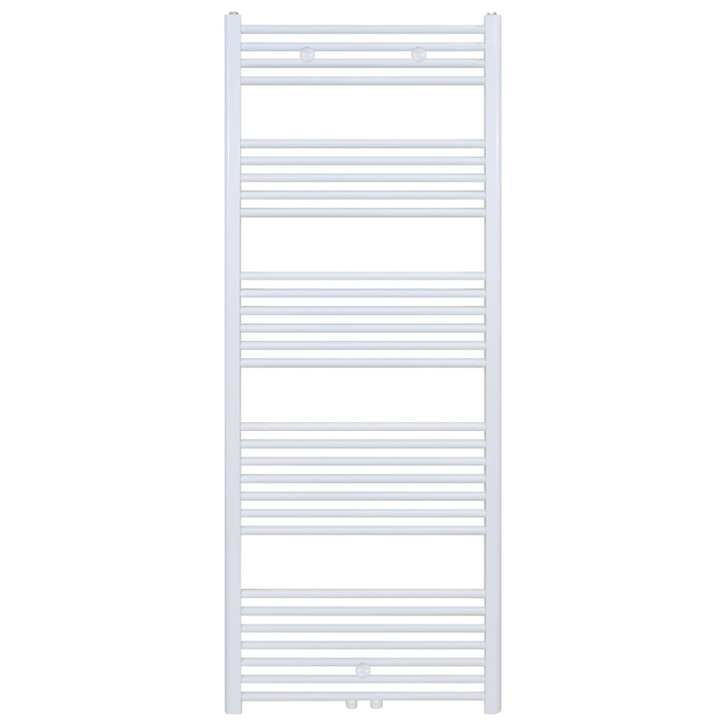 Hinata Solva Handdoekdroger - Links-rechts/middenaansluiting - 886 Watt - 1700x600cm - Glanzend Wit