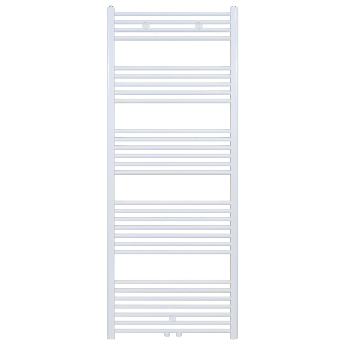 BELRAD HANDDOEKDROGER - LINKS-RECHTS/MIDDENAANSLUITING - 886 WATT - 1700X600CM - GLANZEND WIT
