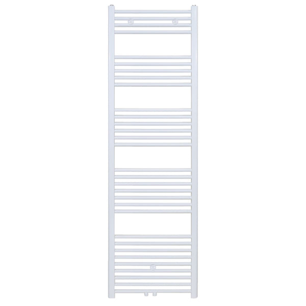BELRAD HANDDOEKDROGER - LINKS-RECHTS/MIDDENAANSLUITING - 699 WATT - 1800X400CM - GLANZEND WIT