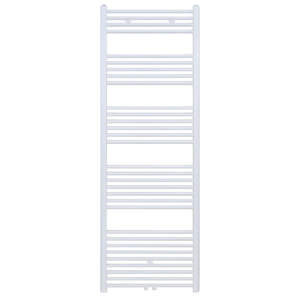 BELRAD HANDDOEKDROGER - LINKS-RECHTS/MIDDENAANSLUITING - 821 WATT - 1800X500CM - GLANZEND WIT