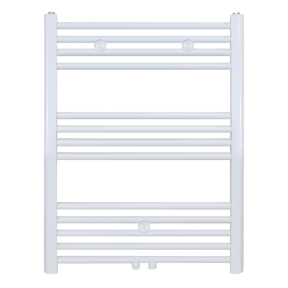 Belrad Handdoekdroger - Links-rechts/middenaansluiting - 352 Watt - 800x500cm - Glanzend Wit