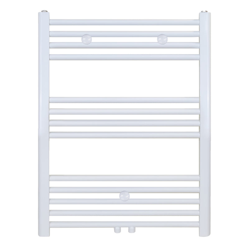 Hinata Solva Handdoekdroger - Links-rechts/middenaansluiting - 352 Watt - 800x500cm - Glanzend Wit