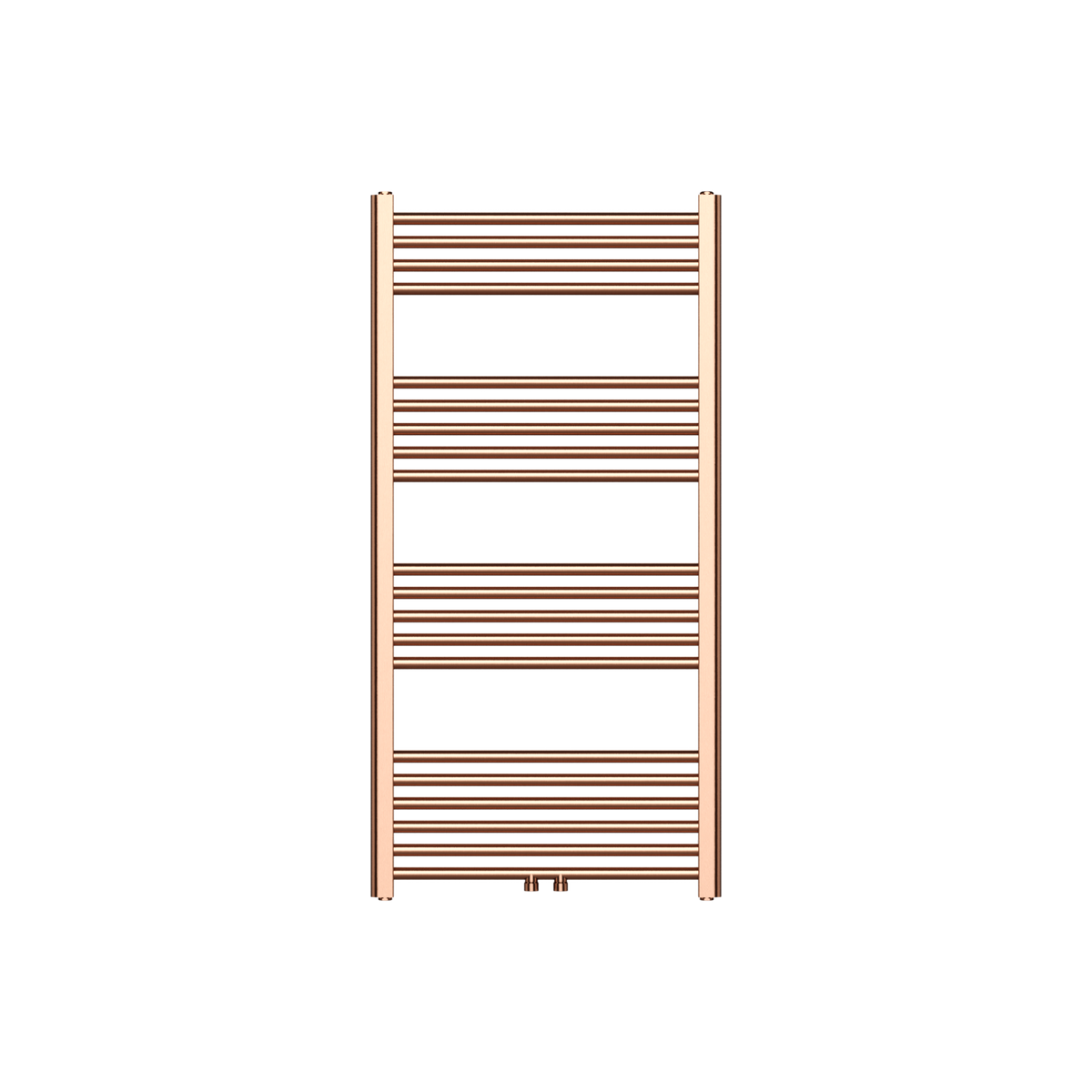 BELRAD HANDDOEKDROGER - LINKS-RECHTS/MIDDENAANSLUITING - 414 WATT - 1200X600CM - GEBORSTELD KOPER