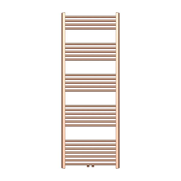 BELRAD HANDDOEKDROGER - LINKS-RECHTS/MIDDENAANSLUITING - 557 WATT - 1600X600CM - GEBORSTELD KOPER