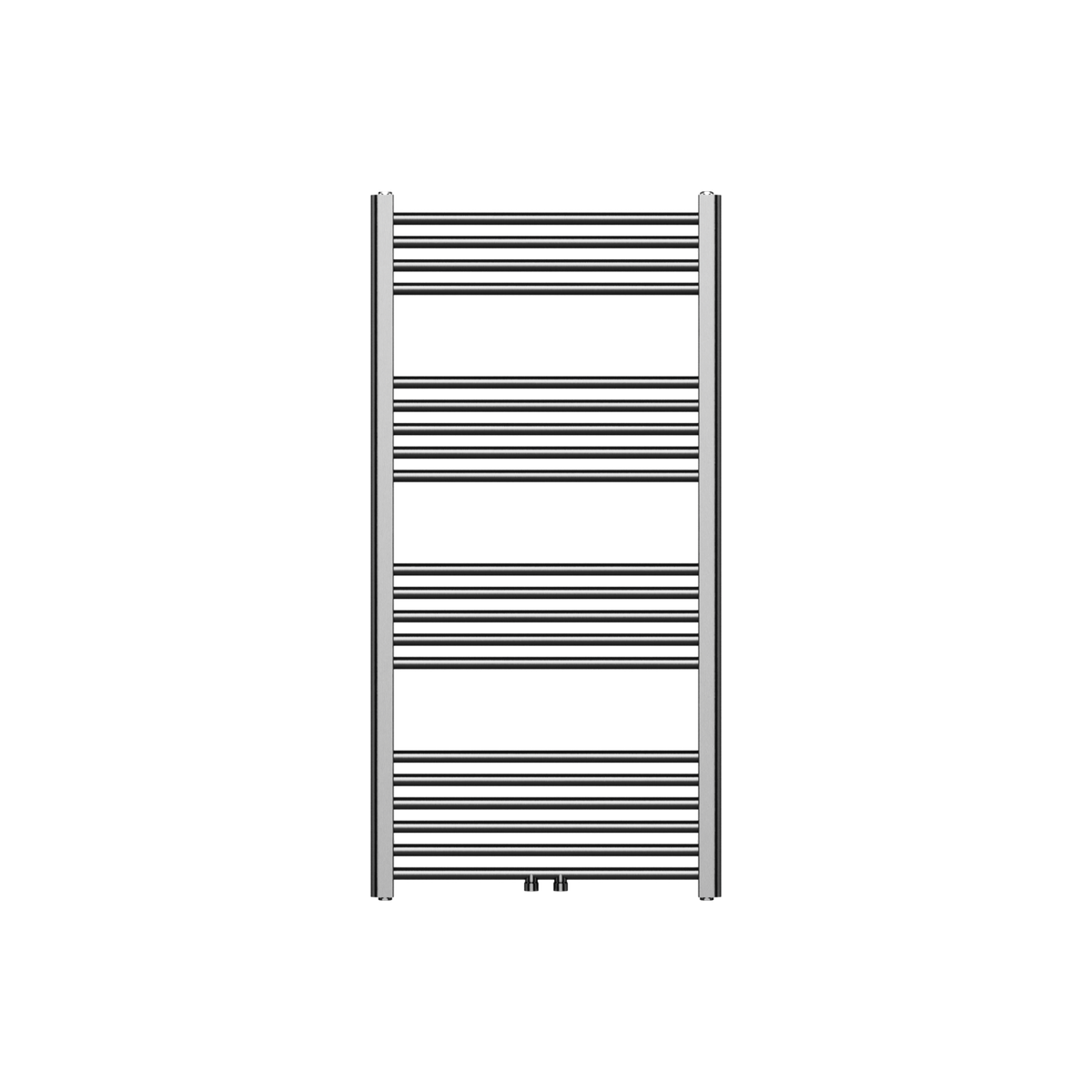 BELRAD HANDDOEKDROGER - LINKS-RECHTS/MIDDENAANSLUITING - 414 WATT - 1200X600CM - GUNMETAL