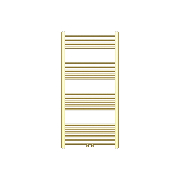 BELRAD HANDDOEKDROGER - LINKS-RECHTS/MIDDENAANSLUITING - 414 WATT - 1200X600CM - GEBORSTELD GOUD