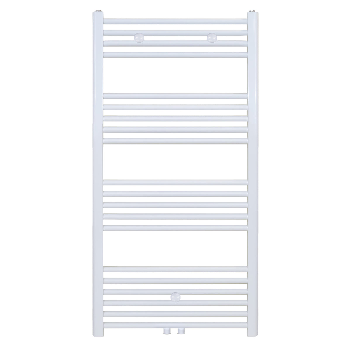 Belrad Handdoekdroger - Links-rechts/middenaansluiting - 616 Watt - 1200x600cm - Mat Wit