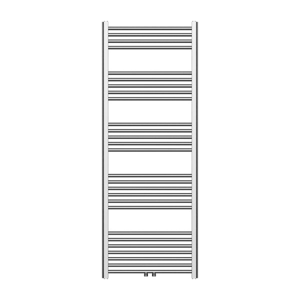 BELRAD HANDDOEKDROGER - LINKS-RECHTS/MIDDENAANSLUITING - 557 WATT - 1600X600CM - GEBORSTELD RVS