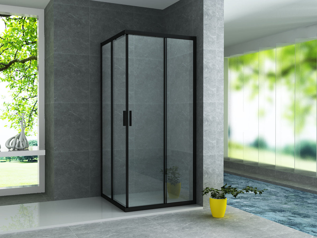 Aloni Douchecabine - Hoekinstap Met 2 Schuifdeuren - 900 X 900 X 1950mm