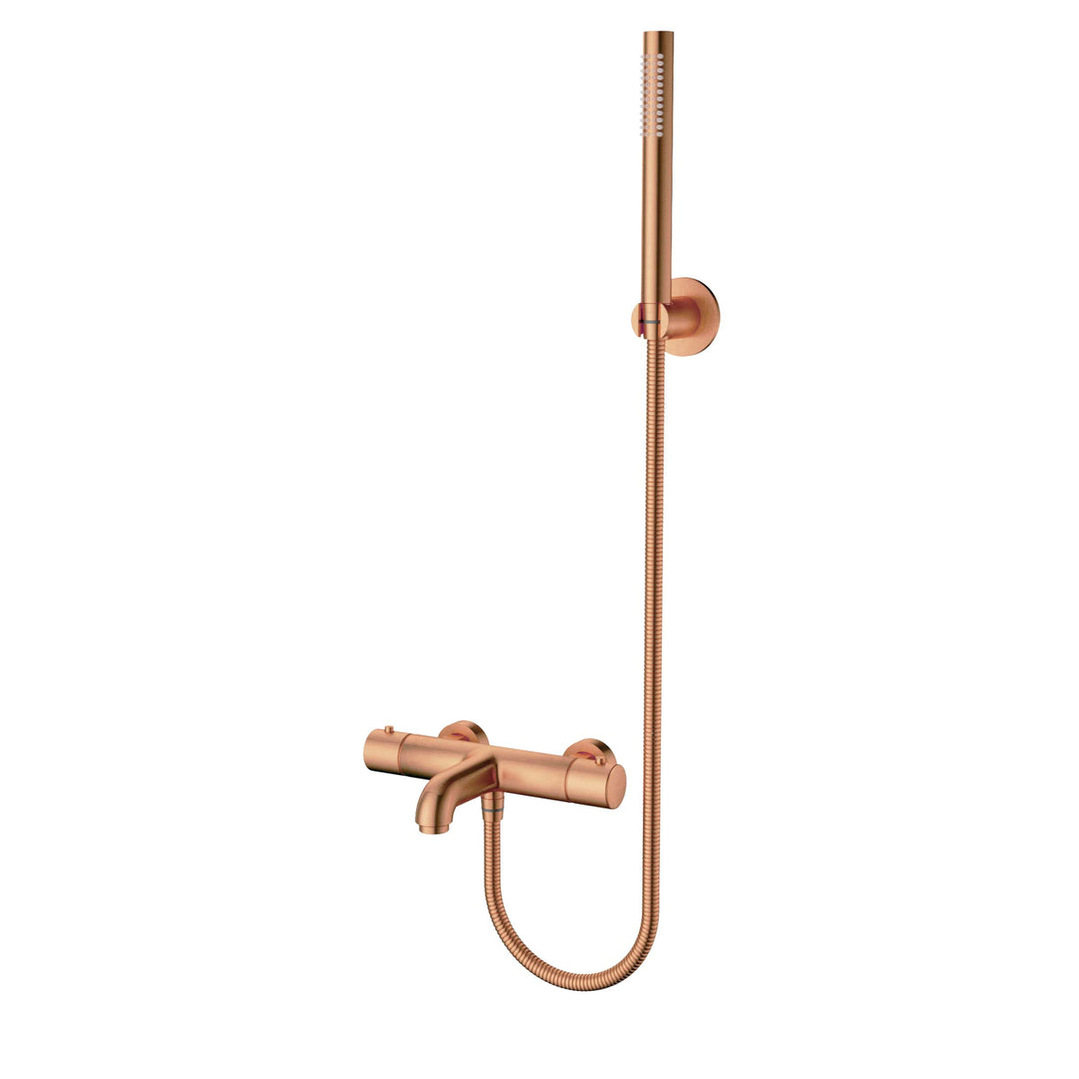 Aloni Bad- En Douchemengkraan - Thermostatisch - Met Doucheslang 150 Cm, Handdouche En Wandhouder
