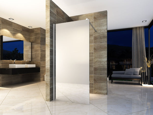 ALONI INLOOPDOUCHE - 800 X 2000MM - CHROOM - SPIEGELGLAS