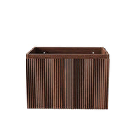 Wastafel - 1 Wasbak - Met Overloop - 1 Kraangat - Kunstmarmer - 60x10x46 Cm - Glanzend Wit — productafbeelding 6
