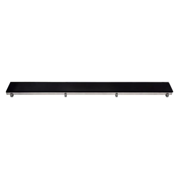 ALONI GLASROOSTER DOUCHEGOOT ZWART 90CM
