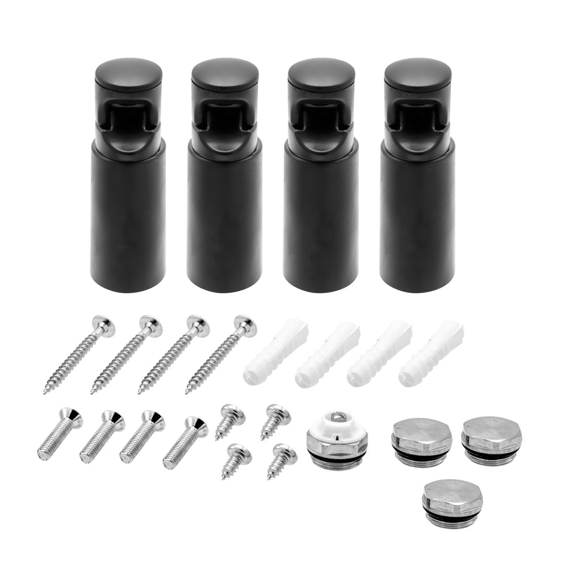 Bevestigingsset Handdoekdroger - 4 Stuks