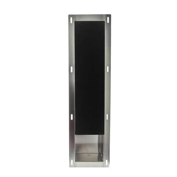 Aloni Inbouw Reserve Rolhouder Rvs, Excl. Inzetstuk (140x660x120mm)