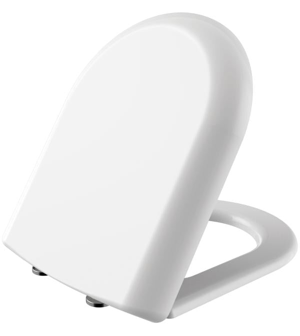 Kiyora Sno Flat Wc-zitting Grande Inox Scharnieren, Softclose