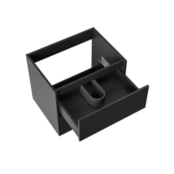 Aloni Hayat Wastafelonderkast - 2 Lades - Softclose - Greeploos - 59,5x50x45 Cm