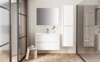 Kiri Spiegel - 76x60x2 Cm - Glanzend Wit — productafbeelding 2