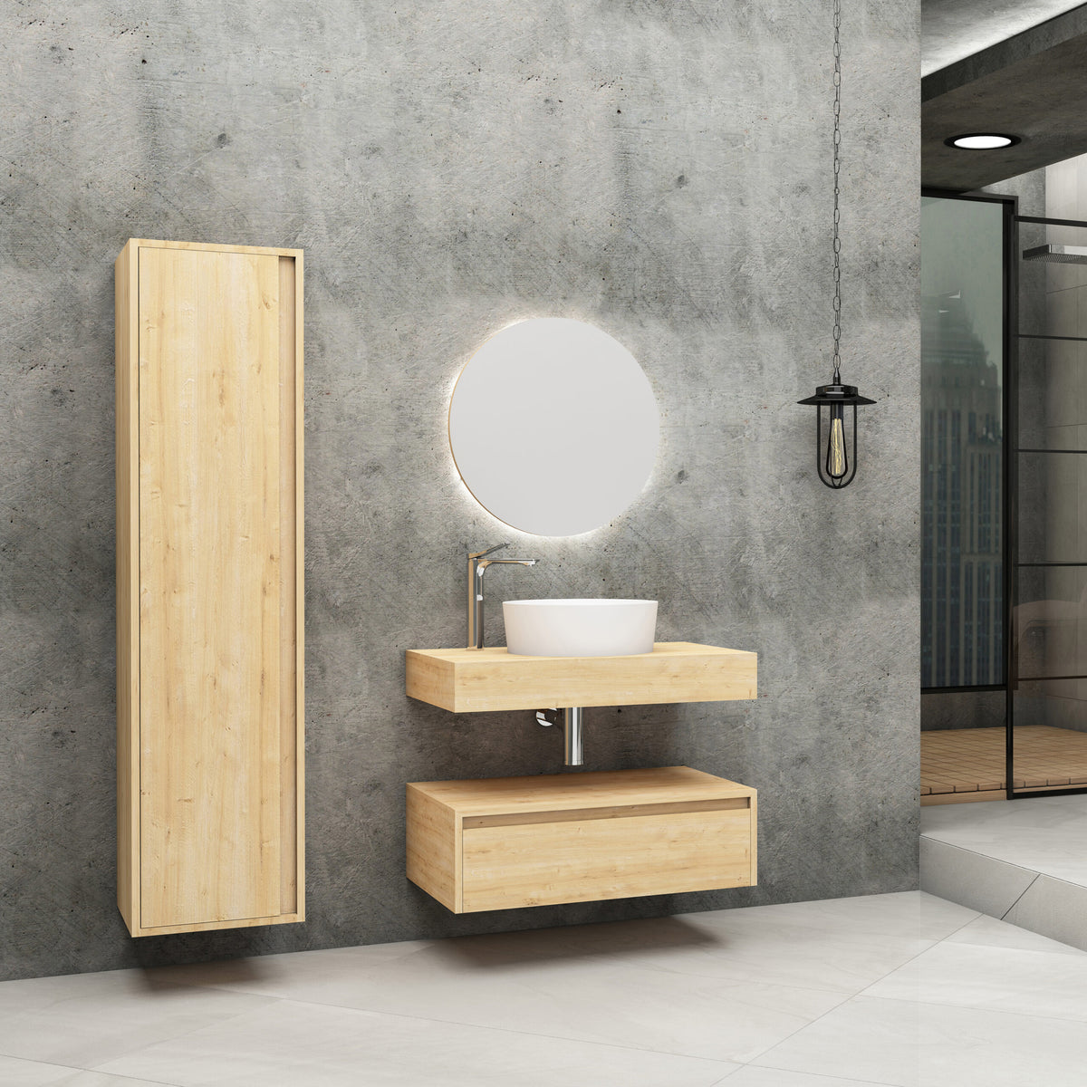 Aloni Lina Onderkast (80cm) - Safir