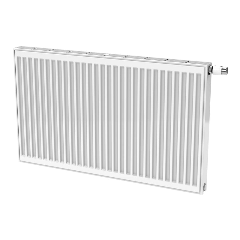 Fjell Onsen Paneelradiator - T33 - 8 Aansluitingen - 600x1800mm - 4300w - Glanzend Wit