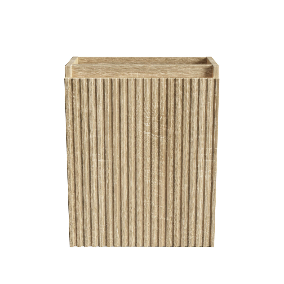 Aloni Mikaro Toiletmeubelonderkast - 1 Deur - Omkeerbaar - Greeploos - Soft Close - 40x50x22,3 Cm - Licht Eiken
