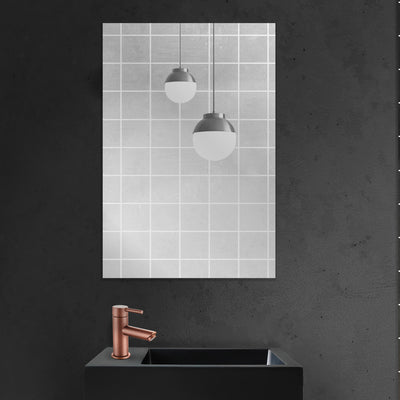 Sorei Nara Toiletspiegel - Met Lijst - 40x60x1,9 Cm