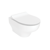 Yuri Hangtoilet Met Bidet - 360° Flush - Randloos - Zonder Zitting - Glanzend Wit — productafbeelding 3