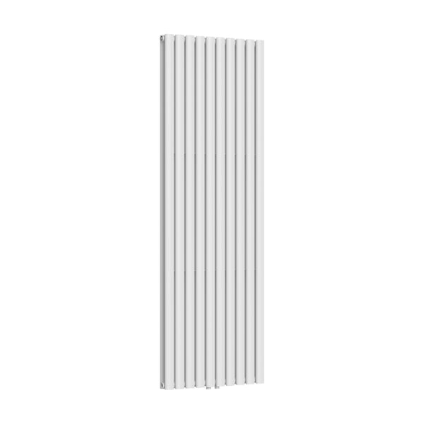 Verti Ovaal Radiator - 1800x600 - 2050w - Glanzend Wit