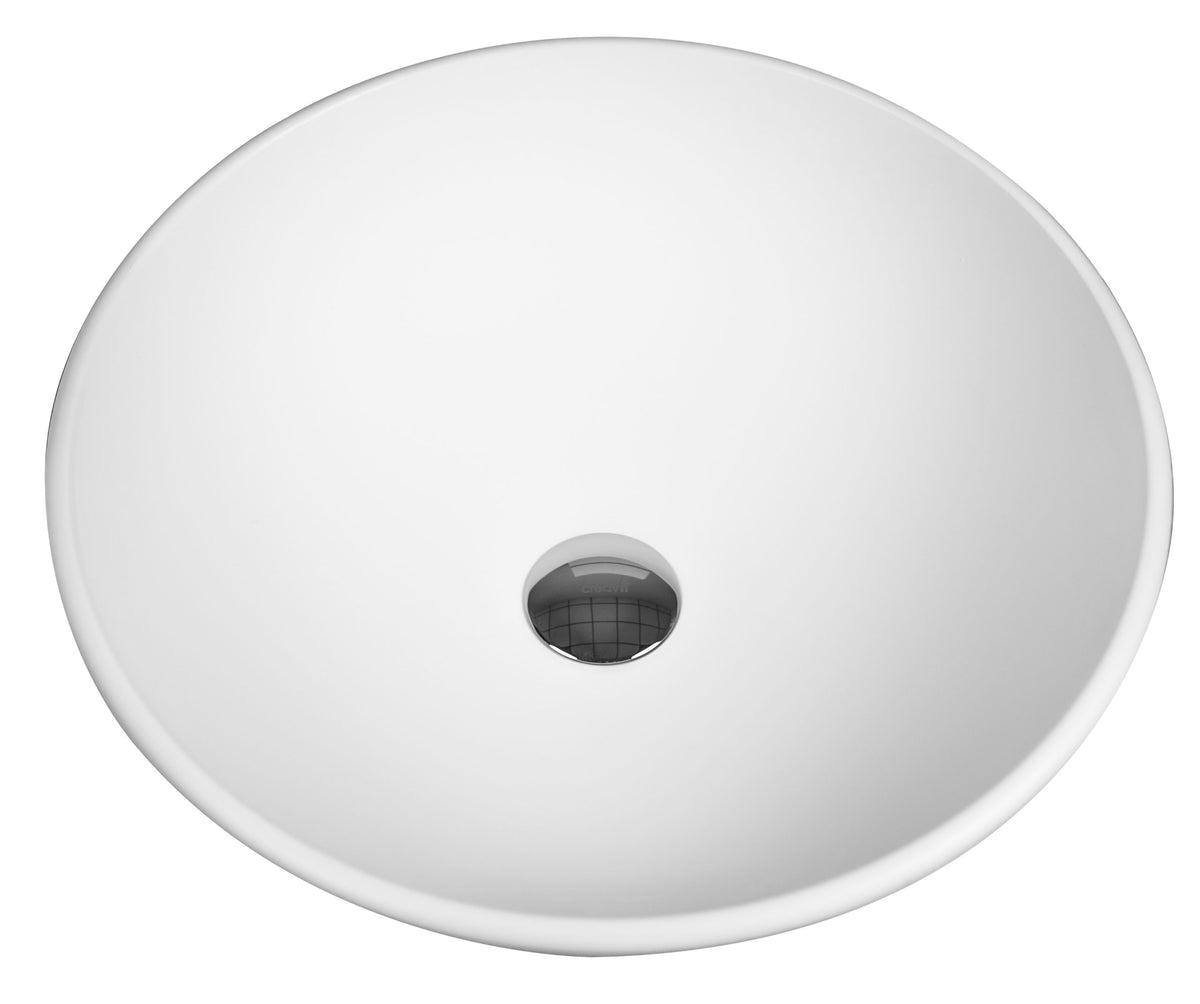 Aloni Per Solid Surface Opbouw Waskom (42x14cm) - Mat Wit