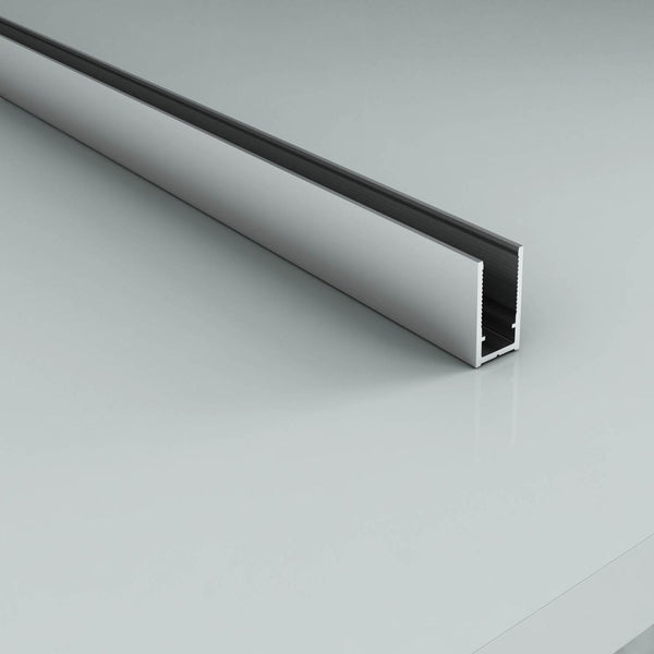 ALONI MUURPROFIEL VOOR DOUCHEWAND - 200 CM - CHROOM