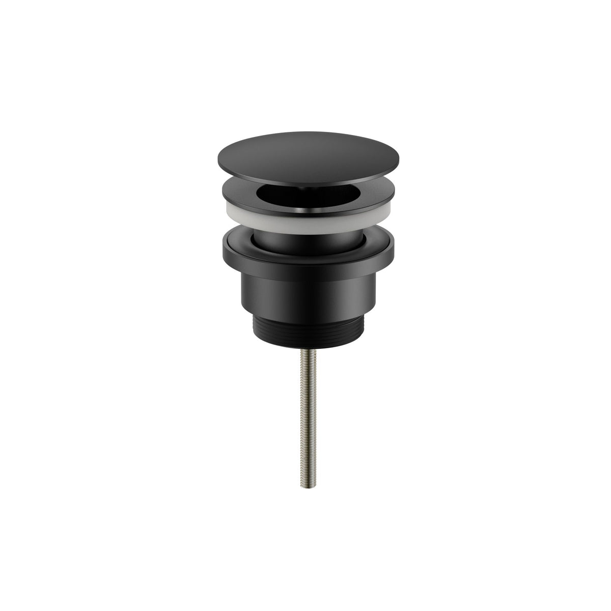 UNIFORMA AFVOERPLUG - ALTIJD OPEN - MAT ZWART (PVD)