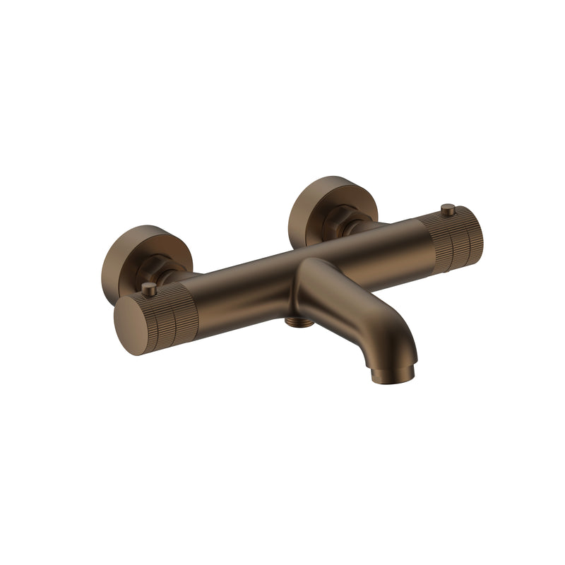 Nukumo Kawa Badmengkraan - Thermostatisch - Opbouw - Knoppen Met Ribbelstructuur