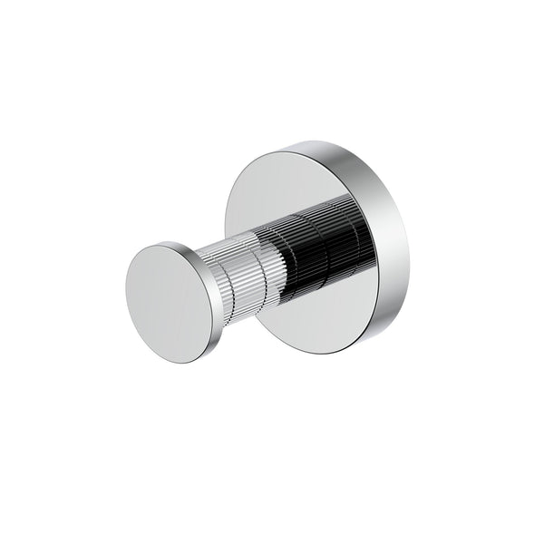 STRIA HAAK - AFWERKING MET RIBBELSTRUCTUUR - CHROOM