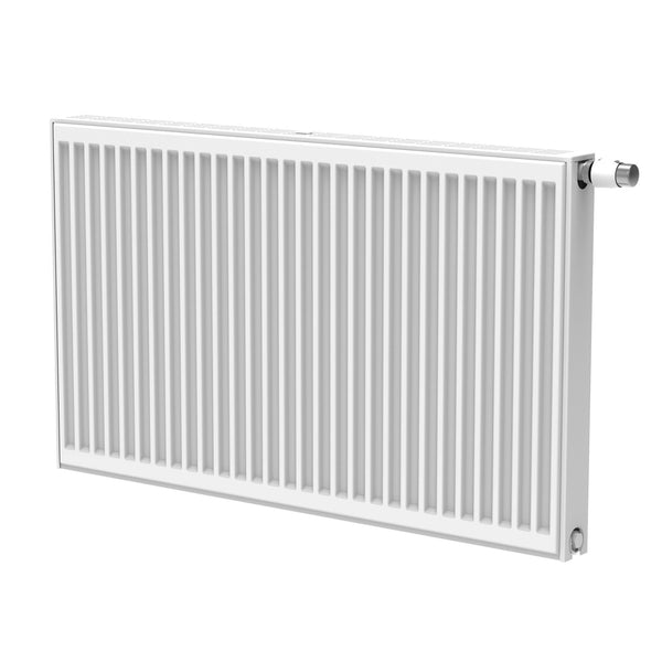 BELRAD PANEELRADIATOR - T33 - 6 AANSLUITINGEN - 600X1200MM - 2867W - GLANZEND WIT