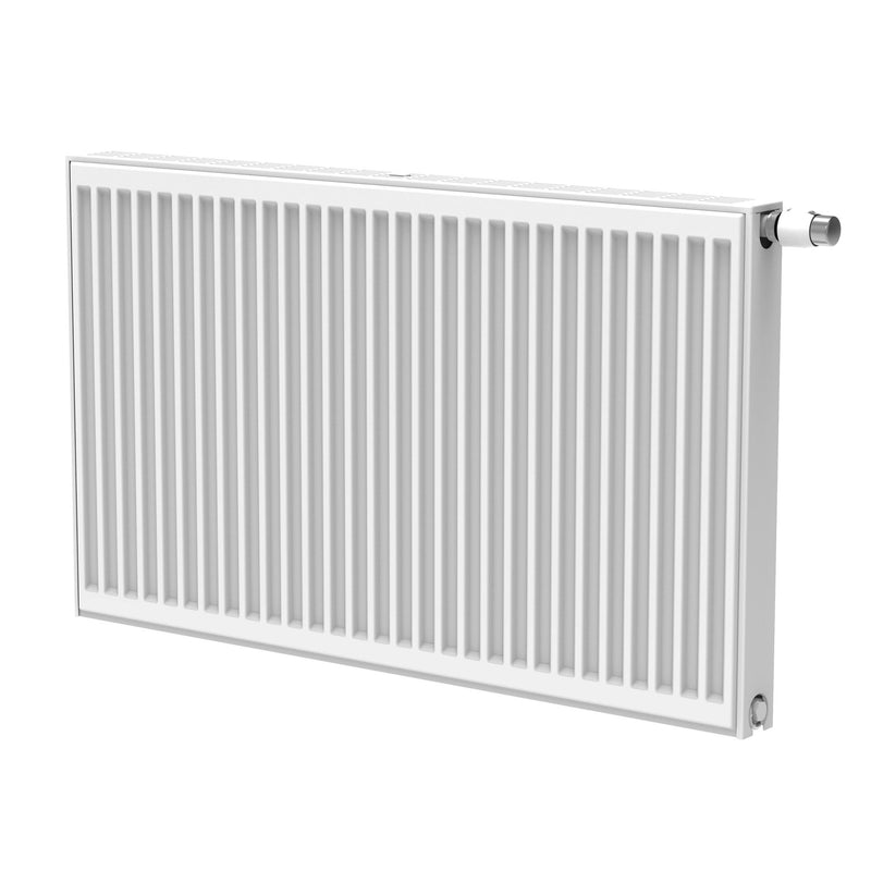 Hinata Ilda Paneelradiator - T33 - 6 Aansluitingen - 500x1800mm - 3701w - Glanzend Wit