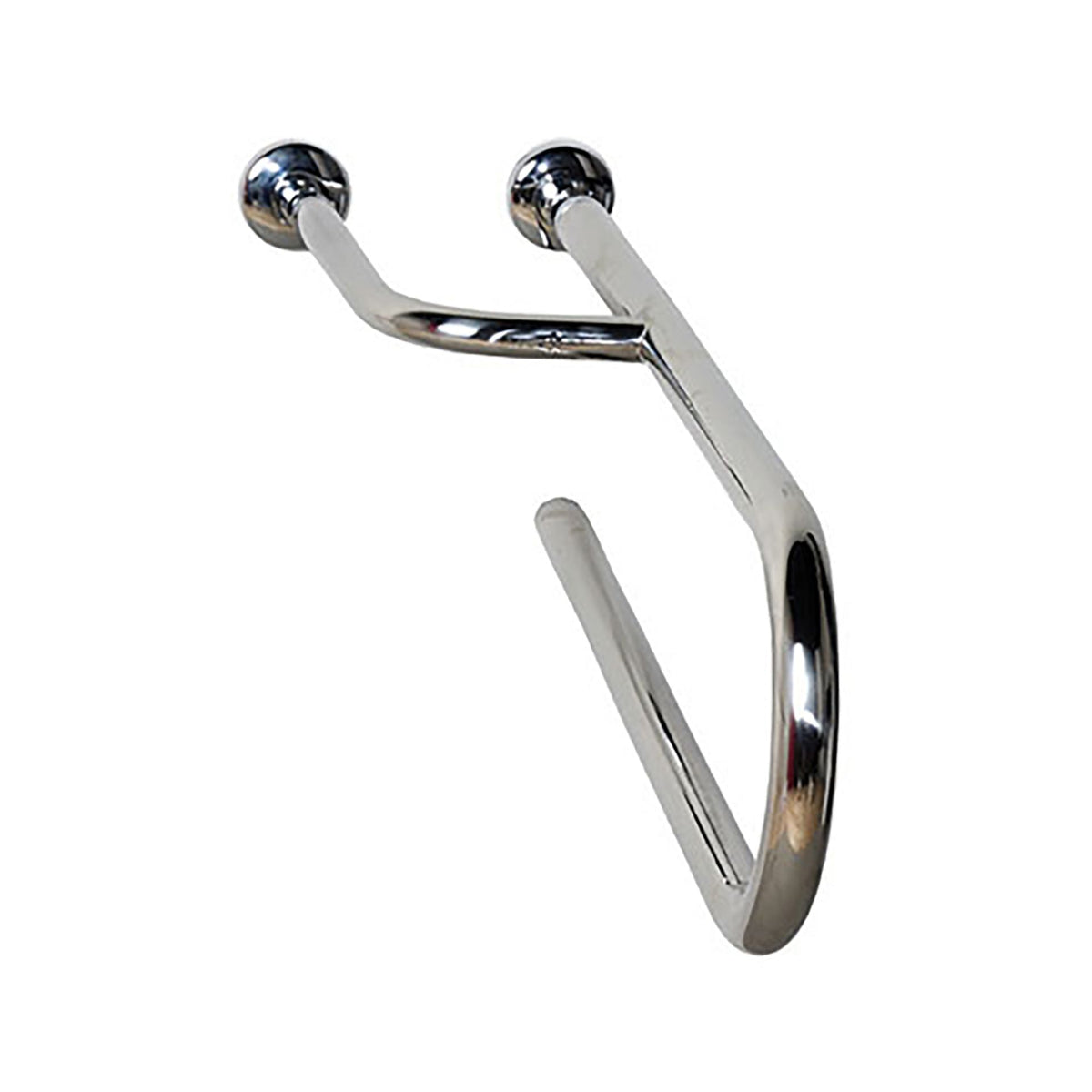 TOILET WAND-VLOERSTEUN VOOR MINDERVALIDE OP VOET 90° RVS